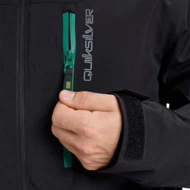 QUIKSILVER TITANO SNOW JACKET TRUE BLACK