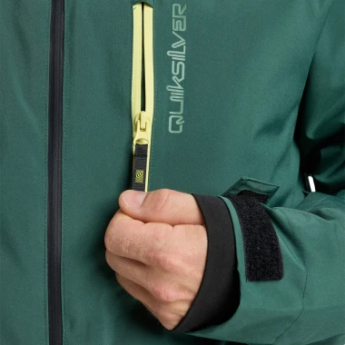 QUIKSILVER TITANO SNOW JACKET TREKKING GREEN