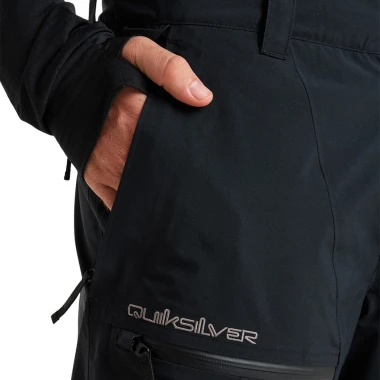 QUIKSILVER FOREVER STRETCH GORE-TEX SNOW PANTS TRUE BLACK