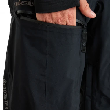 QUIKSILVER FOREVER STRETCH GORE-TEX SNOW PANTS TRUE BLACK