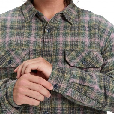 QUIKSILVER VENTURE SHERPA LS SHIRT INDIAN INK VENTURE