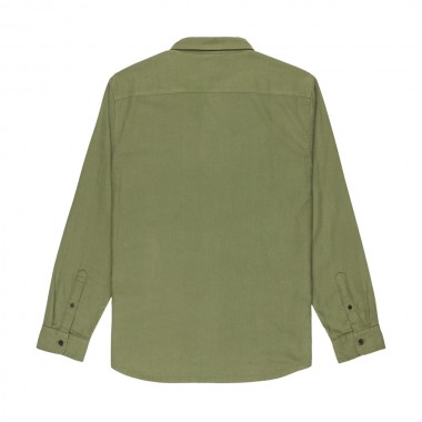 QUIKSILVER MOTHERFLY SOLID LS SHIRT LODEN GREEN