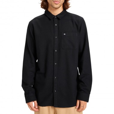 QUIKSILVER MOTHERFLY SOLID LS SHIRT BLACK