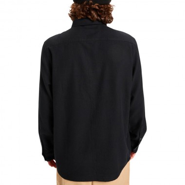 QUIKSILVER MOTHERFLY SOLID LS SHIRT BLACK