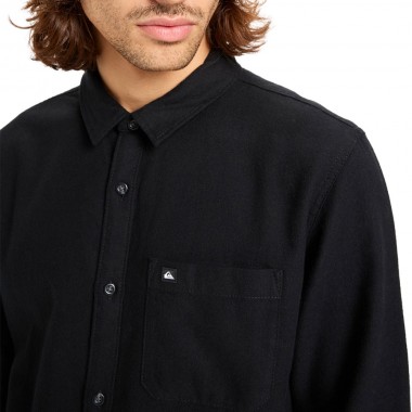 QUIKSILVER MOTHERFLY SOLID LS SHIRT BLACK
