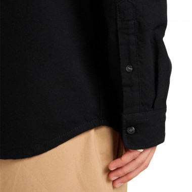 QUIKSILVER MOTHERFLY SOLID LS SHIRT BLACK