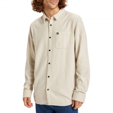 QUIKSILVER MOTHERFLY SOLID LS SHIRT MOONSTRUCK