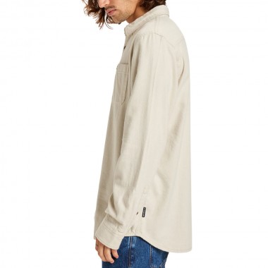 QUIKSILVER MOTHERFLY SOLID LS SHIRT MOONSTRUCK
