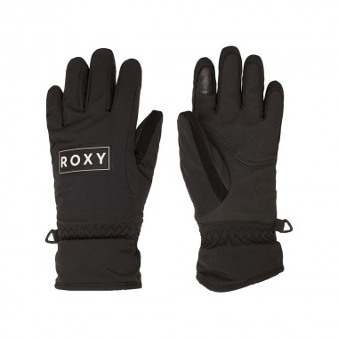 ROXY FRESHFIELD K SNOW GLOVES TRUE BLACK