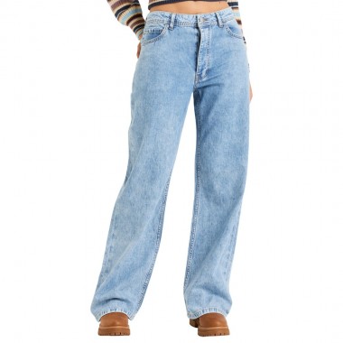 ROXY MILLA WIDE LEG REGULAR W PANTS BEAU BLUE