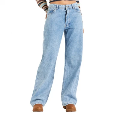 ROXY MILLA WIDE LEG REGULAR W PANTS BEAU BLUE