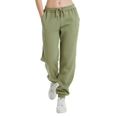 ROXY SURF STOKED W JOGGER PANTS BRUSHED OIL GREEN