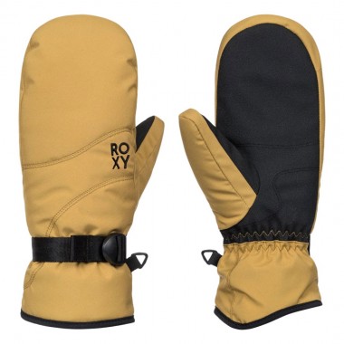 ROXY JETTY SOLID W SNOW MITTENS FENNEL SEED