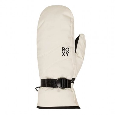 ROXY JETTY SOLID W SNOW MITTENS WHISPER WHITE