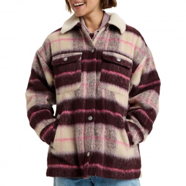 ROXY PASSAGE OF TIME W JACKET PARCHMENT MARIACHI PLAID