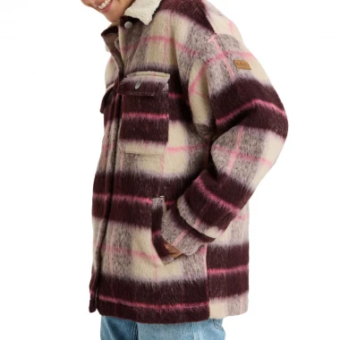 ROXY PASSAGE OF TIME W JACKET PARCHMENT MARIACHI PLAID