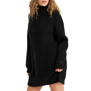 ROXY HOME AGAIN DRESS ANTHRACITE