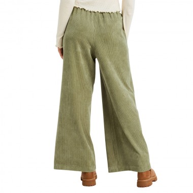 ROXY LEKEITIO CORD W PANTS OIL GREEN