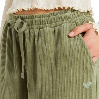 ROXY LEKEITIO CORD W PANTS OIL GREEN