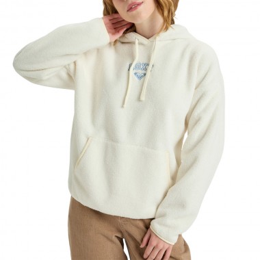 ROXY COOL CALLING W FLEECE HOODIE EGRET