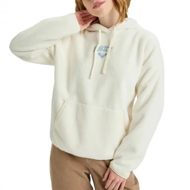 ROXY COOL CALLING W FLEECE HOODIE EGRET