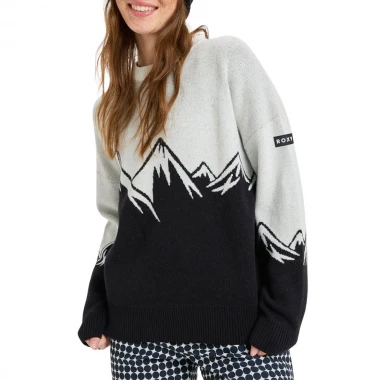 ROXY COZY SOUND W SWEATER TRUE BLACK MOUNT PLACEMENT