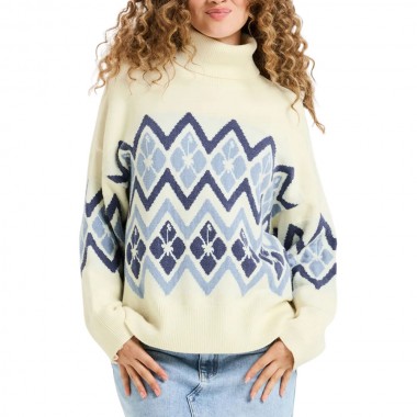 ROXY SALTWATER LOVER W SWEATER EGRET