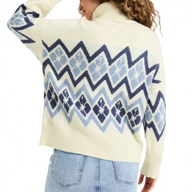 ROXY SALTWATER LOVER W SWEATER EGRET