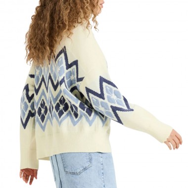 ROXY SALTWATER LOVER W SWEATER EGRET