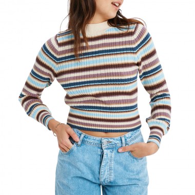 ROXY PLAYA MORNING W SWEATER SKY BLUE