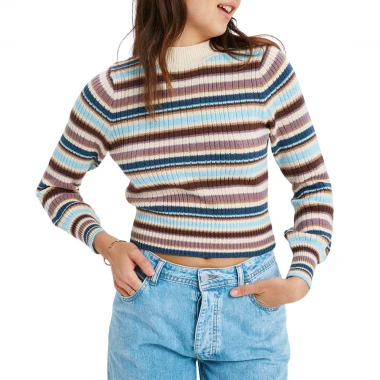 ROXY PLAYA MORNING W SWEATER SKY BLUE