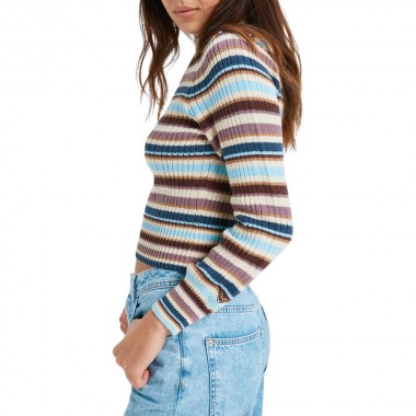 ROXY PLAYA MORNING W SWEATER SKY BLUE
