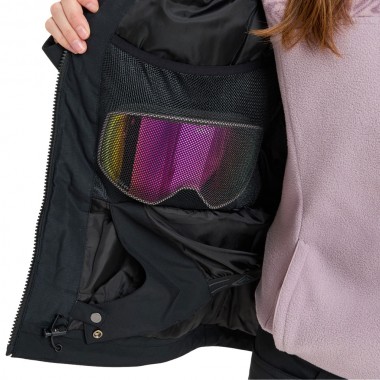 ROXY FREE JET BLOCK W SNOW JACKET ANTHRACITE