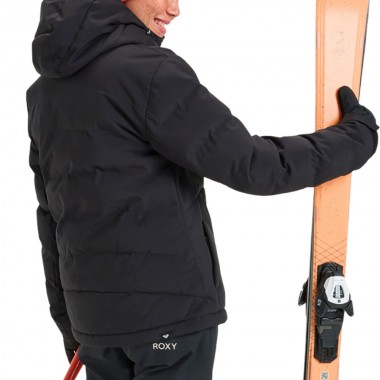 ROXY SNOWYHILL PUFFY W SNOW JACKET TRUE BLACK