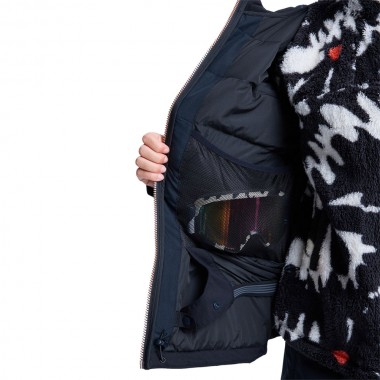 ROXY SNOWYHILL PUFFY W SNOW JACKET TRUE BLACK