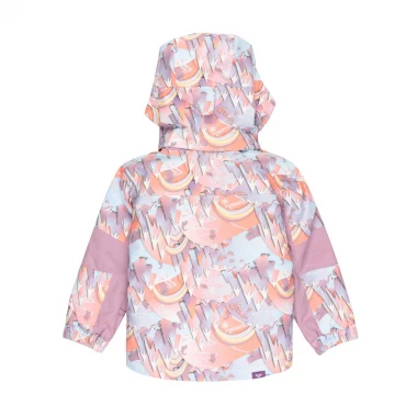 ROXY SNOWY TALE K SNOW JACKET CORAL CHIC PAPERCUT