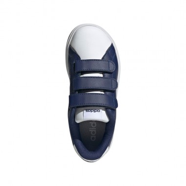 ADIDAS ADVANTAGE BASE 2.0 K SHOES DKBLUE/FTWWHT/GRETWO
