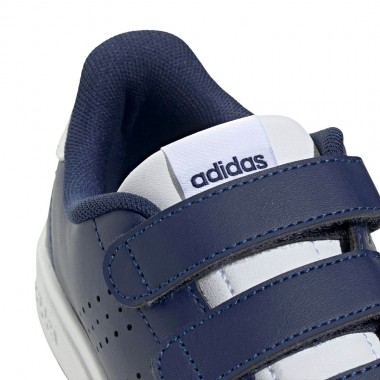 ADIDAS ADVANTAGE BASE 2.0 K SHOES DKBLUE/FTWWHT/GRETWO