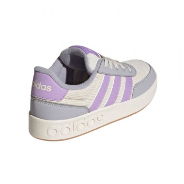 ADIDAS BREAKBASE K SHOES WONWHI/POWPLU/GLOGRY