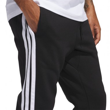 ADIDAS ESSENTIALS 3S SWEATPANTS BLACK/WHITE