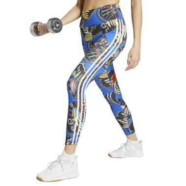 ADIDAS X FARM W LEGGINGS BLACK/HIRBLU/LUSRED