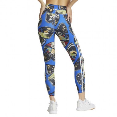 ADIDAS X FARM W LEGGINGS BLACK/HIRBLU/LUSRED
