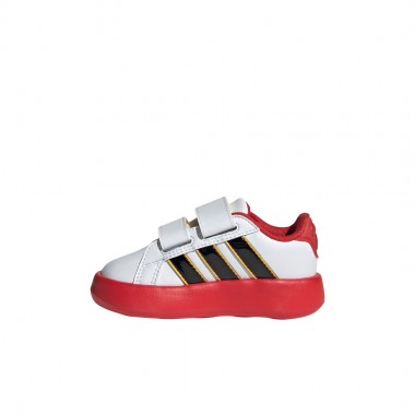 ADIDAS X MICKEY MOUSE GRAND COURT INF SHOES FTWWHT/CBLACK/BGOLD