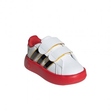 ADIDAS X MICKEY MOUSE GRAND COURT INF SHOES FTWWHT/CBLACK/BGOLD