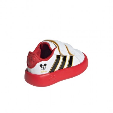 ADIDAS X MICKEY MOUSE GRAND COURT INF SHOES FTWWHT/CBLACK/BGOLD