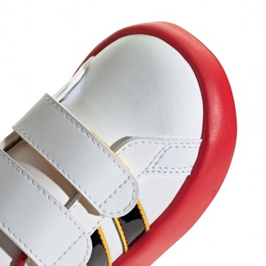 ADIDAS X MICKEY MOUSE GRAND COURT INF SHOES FTWWHT/CBLACK/BGOLD