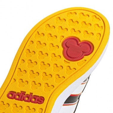 ADIDAS X MICKEY MOUSE GRAND COURT K SHOES CBLACK/FTWWHT/COLRED