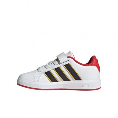 ADIDAS X MICKEY MOUSE GRAND COURT K SHOES FTWWHT/CBLACK/BOGOLD