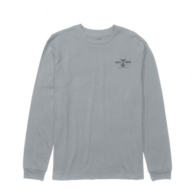 SALTY CREW BRUCE LS TEE QUARRY