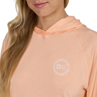 SALTY CREW CIRCLED W TECH HOODIE APRICOT